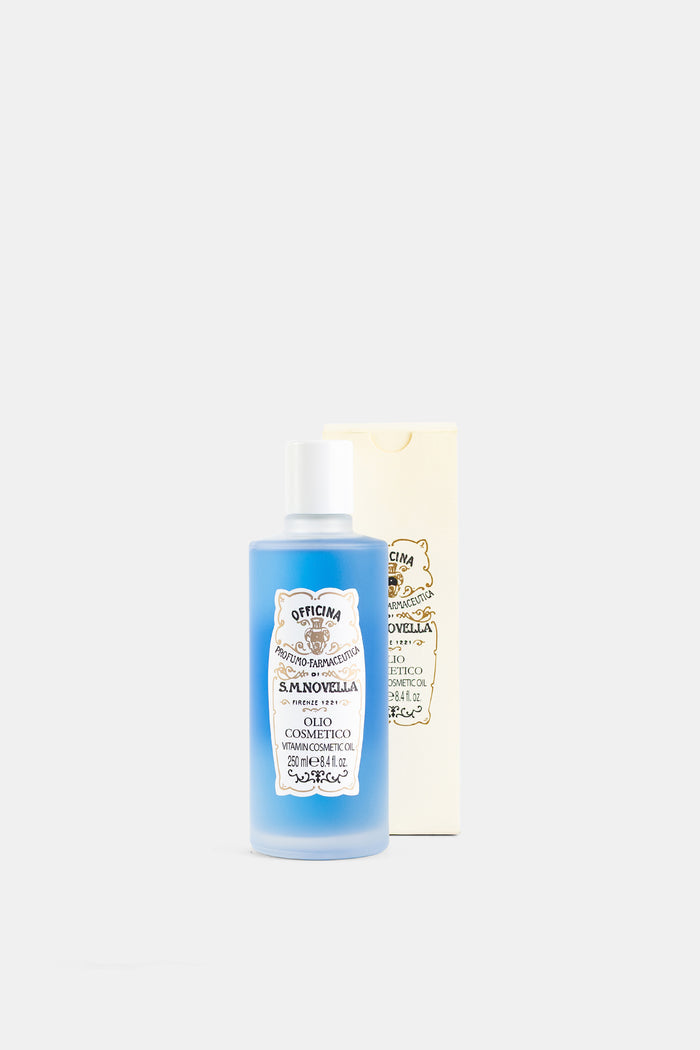 Santa Maria Novella huile cosmétique vitaminée flacon pompe transparent avec coffret crème élégant 250 ml
