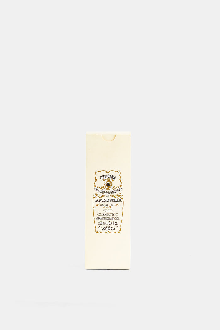 Santa Maria Novella Olio Cosmetico boîte dorée crème étui cartonné huile corps parfumée 250 ml Officina Profumo