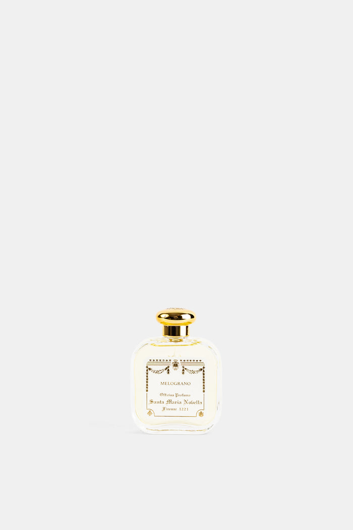 Santa Maria Novella Melograno Eau de Cologne 100ml flacon verre transparent bouchon doré parfum femme luxe