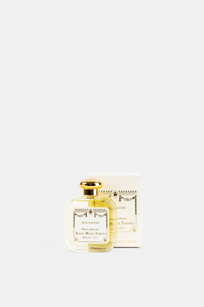 Santa Maria Novella Melograno Cologne coffret blanc crème étui cartonné doré présentation cadeau femme
