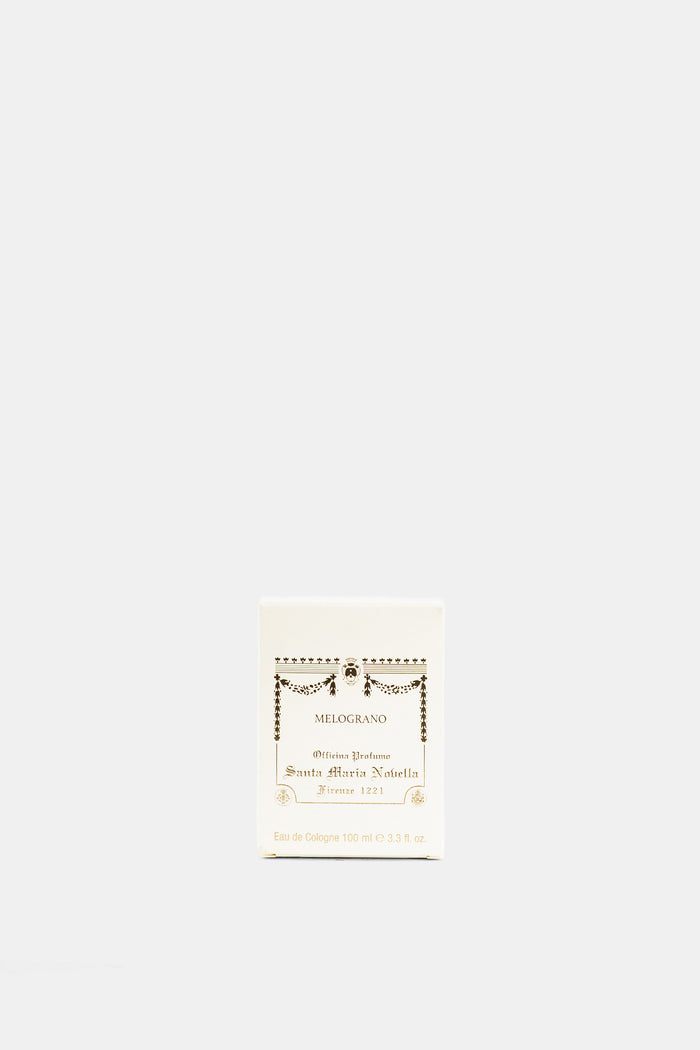 Santa Maria Novella Melograno packaging boîte blanche inscription dorée Firenze 1221 Eau de Cologne femme