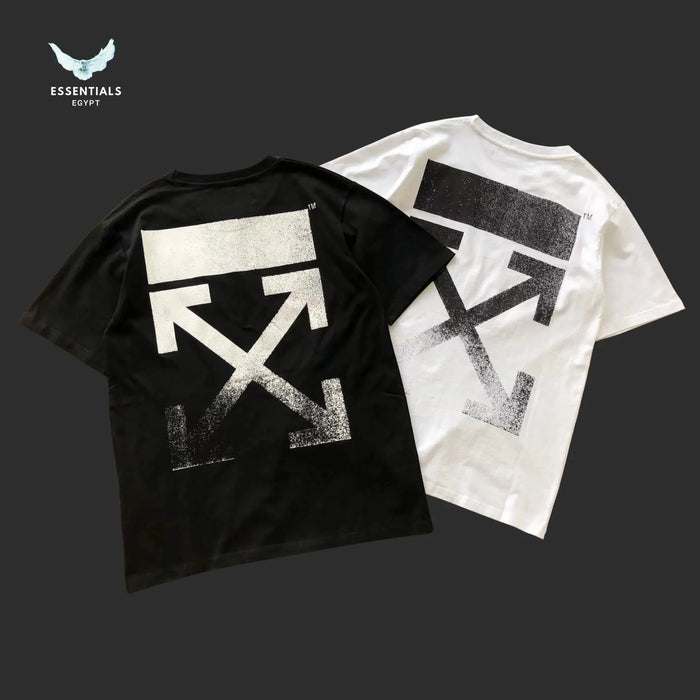 Off - White Mini Face Logo T-Shirt – Black/White - ESSENTIALS EGYPT