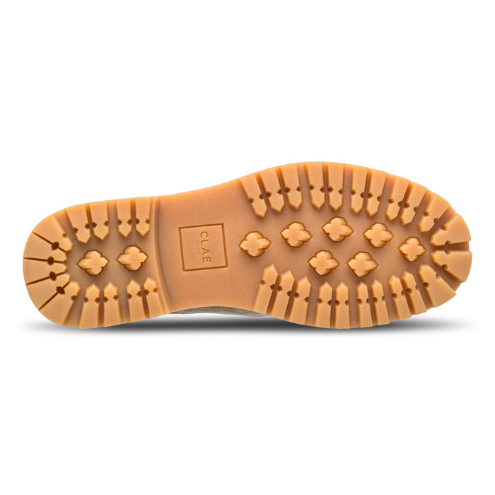 Morrison Heritage Collection shoe, lugged sole designed for durability and comfort, sole view.