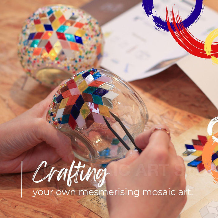 Mosaic Candle Holder DIY Home Kit "CAPPADOCIA"