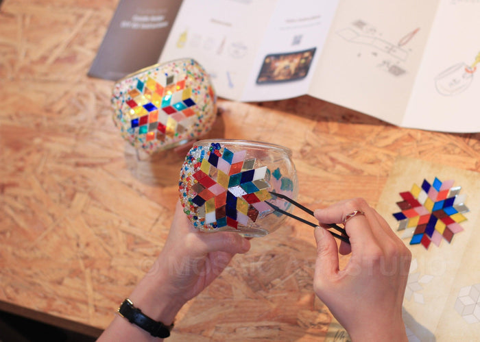 Mosaic Candle Holder DIY Home Kit "CAPPADOCIA"