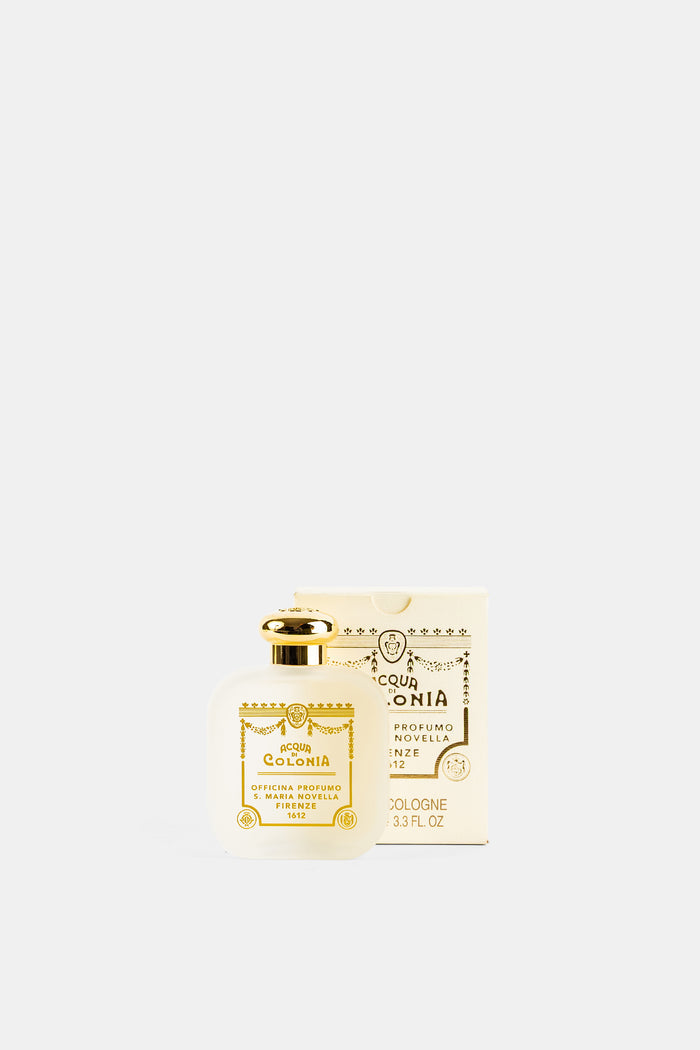 Santa Maria Novella Muschio cologne coffret crème doré 100ml flacon givré et boîte assortie Officina Firenze