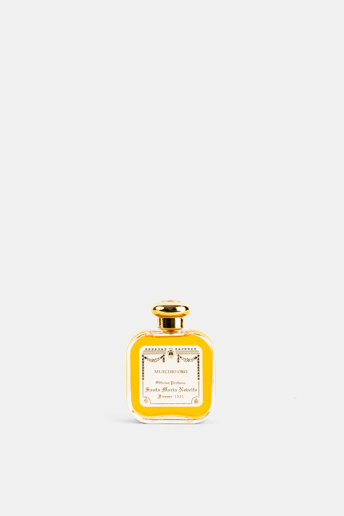 Santa Maria Novella Muschio Oro eau de cologne 100ml flacon doré parfum luxe Florence 1221