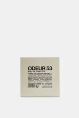 Comme des Garçons Parfums Odeur 53 EDT 200ml verso boîte ingrédients liste composition fond neutre