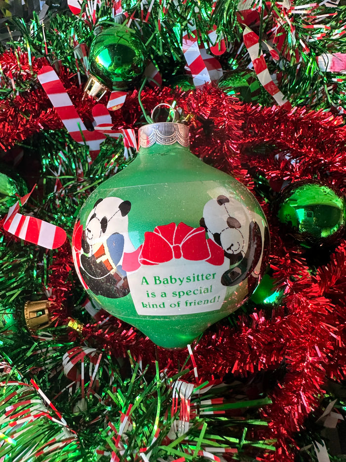 OFFICIAL PROP - SCREEN USED: Vintage Babysitter Christmas Ornament
