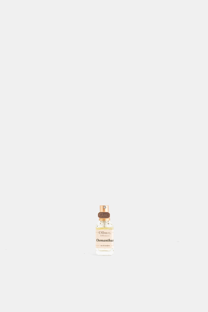 Olibanum Osmanthus eau de parfum 12 ml flacon miniature verre transparent spray doré collection FW26