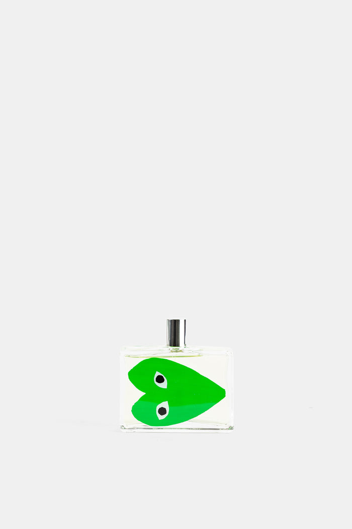 Comme des Garçons Parfums Play Green Eau de Toilette 100ml flacon transparent cœur vert iconique