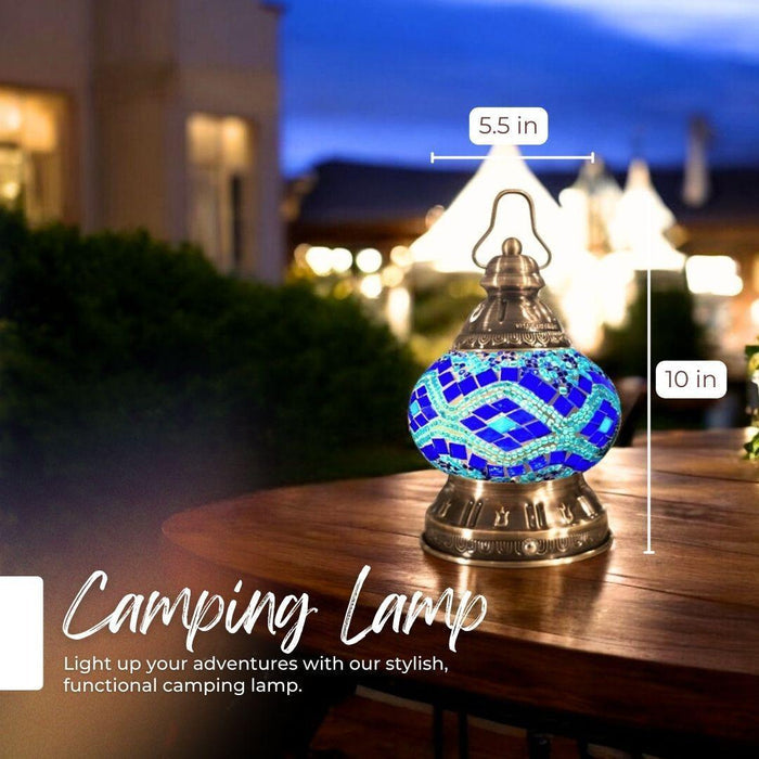 Ready-made Mosaic Lamp - Aegean Wave