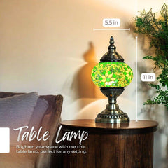 Ready-made Mosaic Lamp - Lemon-Lime Sunflower