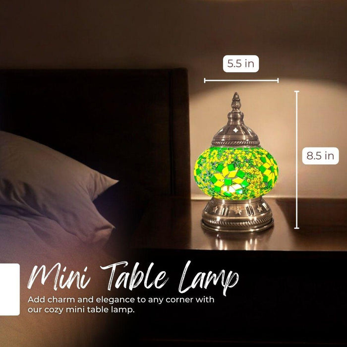 Ready-made Mosaic Lamp - Lemon-Lime Sunflower