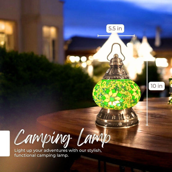 Ready-made Mosaic Lamp - Lemon-Lime Sunflower
