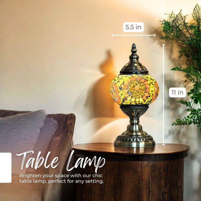 Ready-made Mosaic Lamp - Nemrut Sunflower