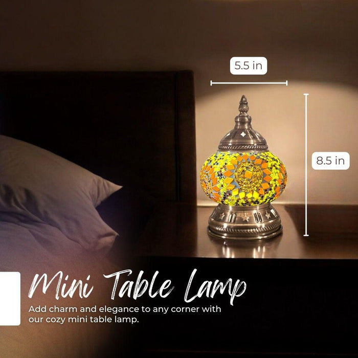 Ready-made Mosaic Lamp - Nemrut Sunflower