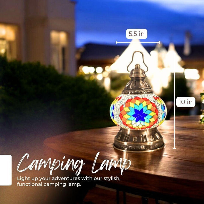 Ready-made Mosaic Lamp - Rainbow Starburst