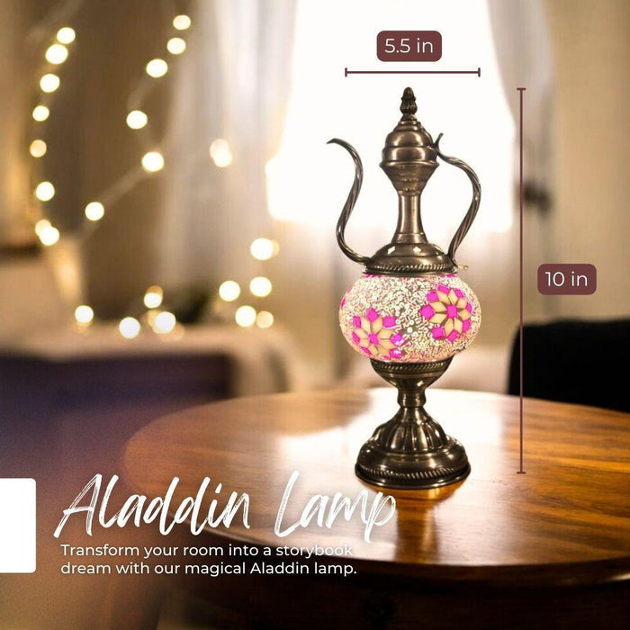 Ready-made Mosaic Lamp - Rose Garden Sunflower