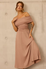 Refined Edge Jersey Maxi Dress - Mocha