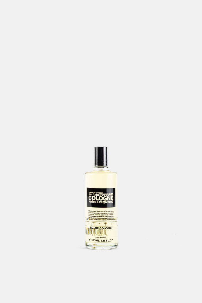 Comme des Garçons Parfums Cologne Series 4 Vettiveru eau de cologne 125ml flacon verre transparent teinte ivoire