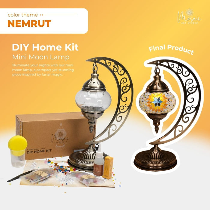 Turkish Mosaic Lamp DIY Kit – Nemrut Color Theme