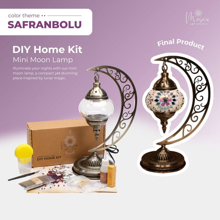 Turkish Mosaic Lamp DIY Kit – Safranbolu Color Palette