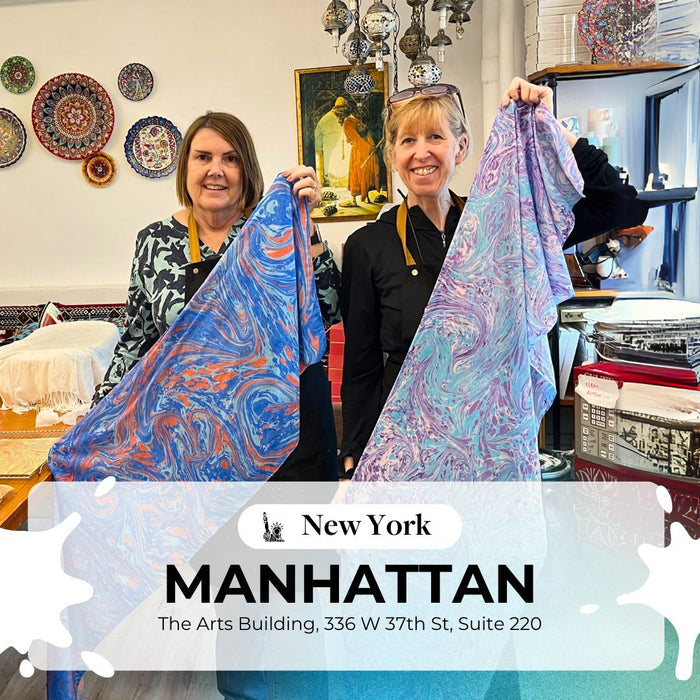 Water Marbling Workshops in Manhattan, NY