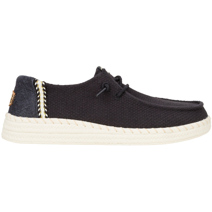 Wendy Espadrille Woven - Black
