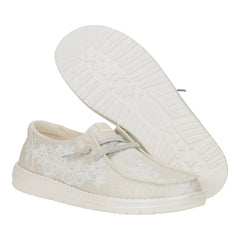 Wendy Floral Lace - Egret