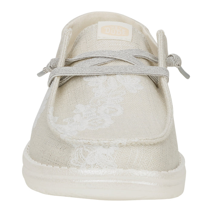Wendy Floral Lace - Egret